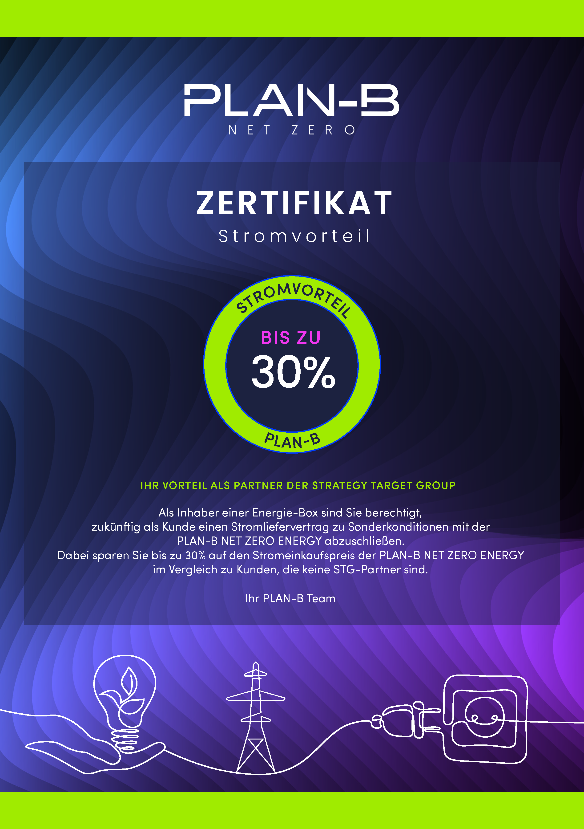 ZERTIFIKAT Stromvorteil