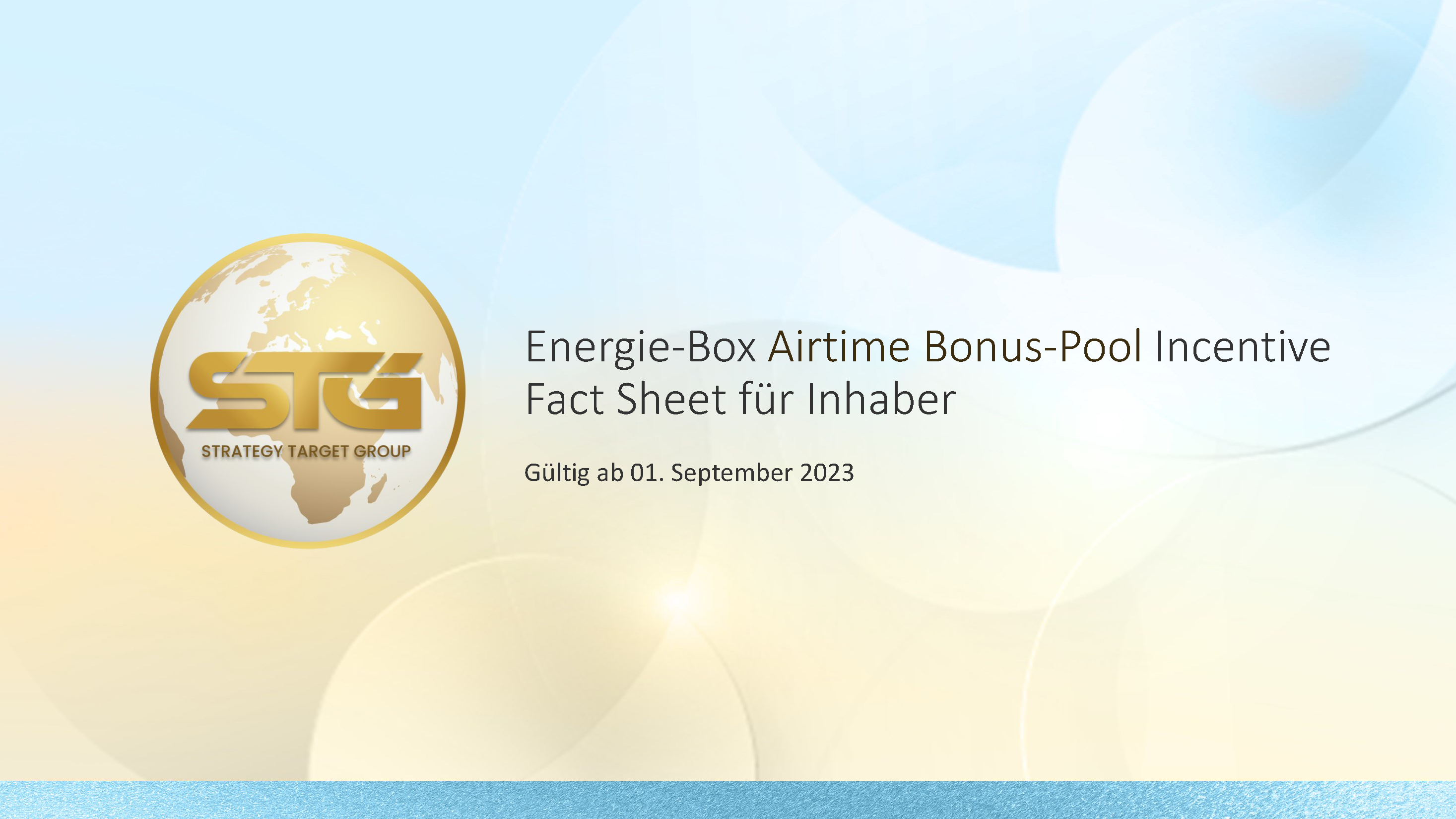 Energie-Box Airtime Bonus-Pool Incentive